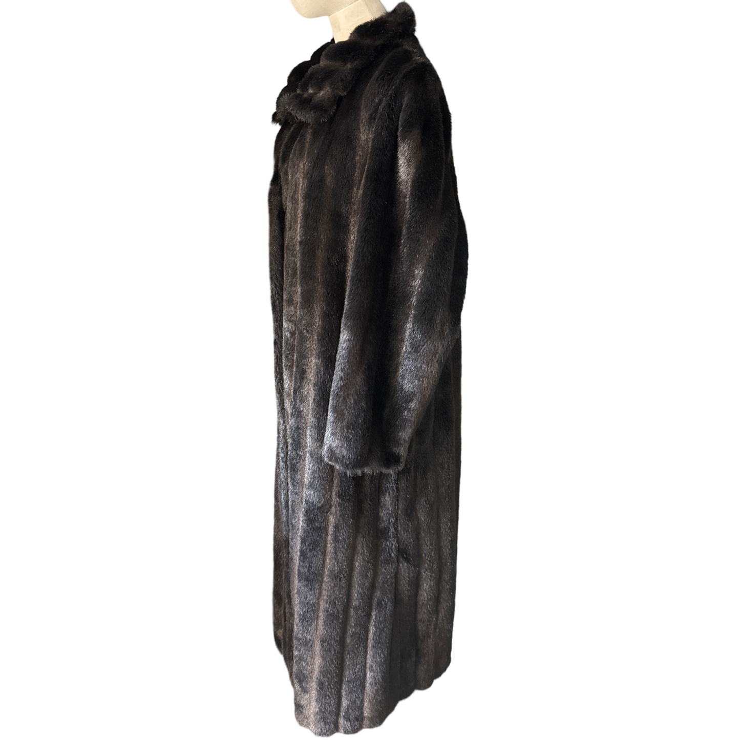 Vintage Faux Fur Maxi Coat