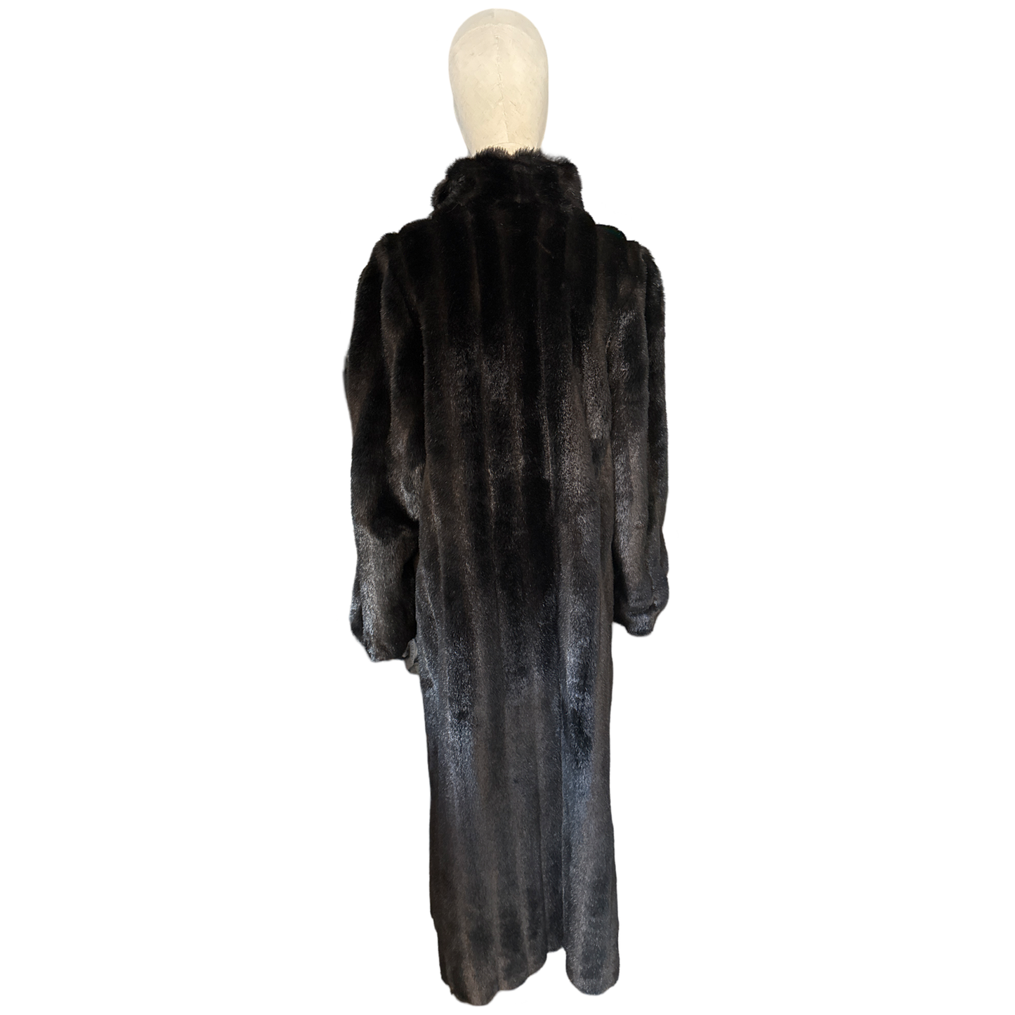 Vintage Faux Fur Maxi Coat