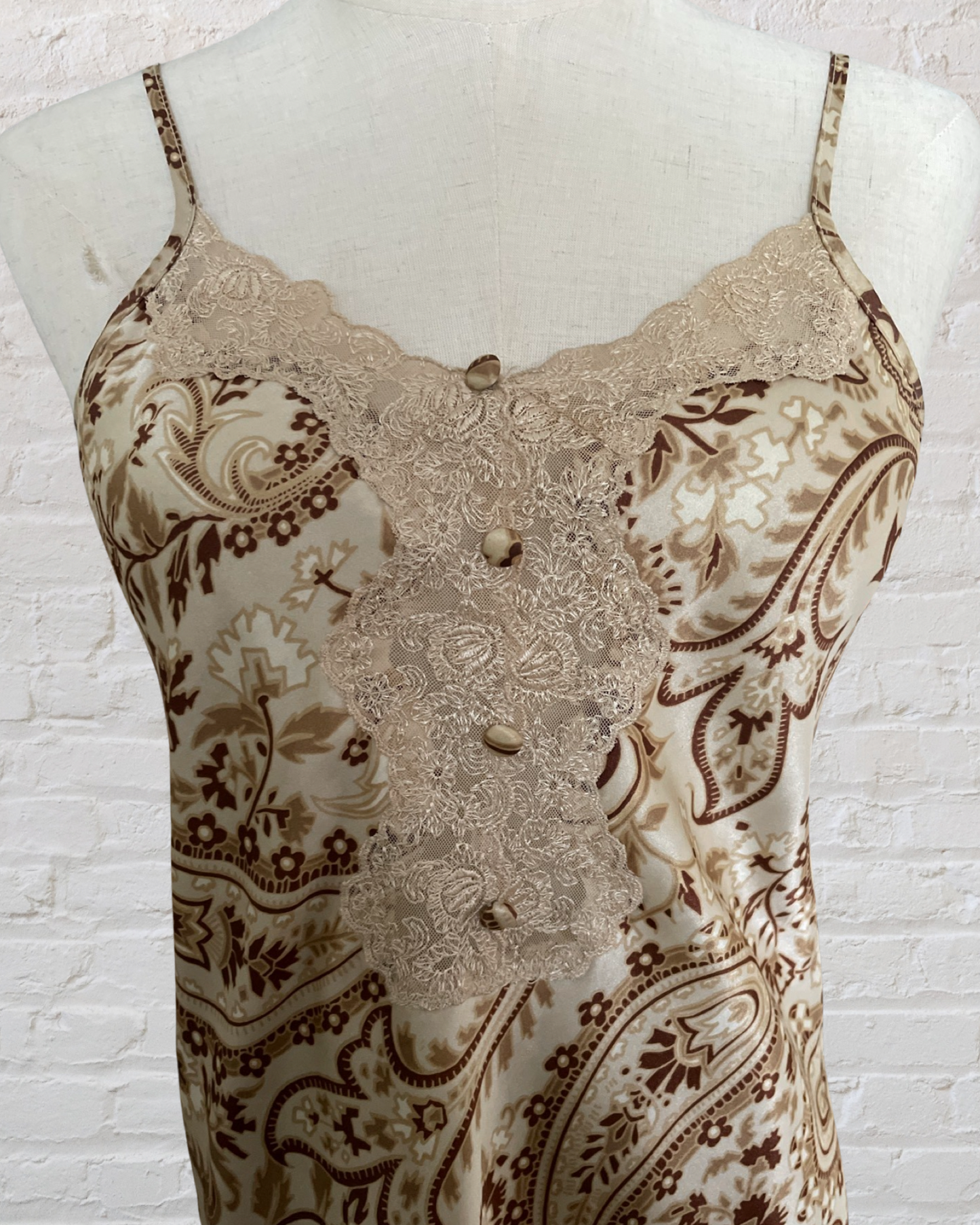 Paisley Mini Slip Dress