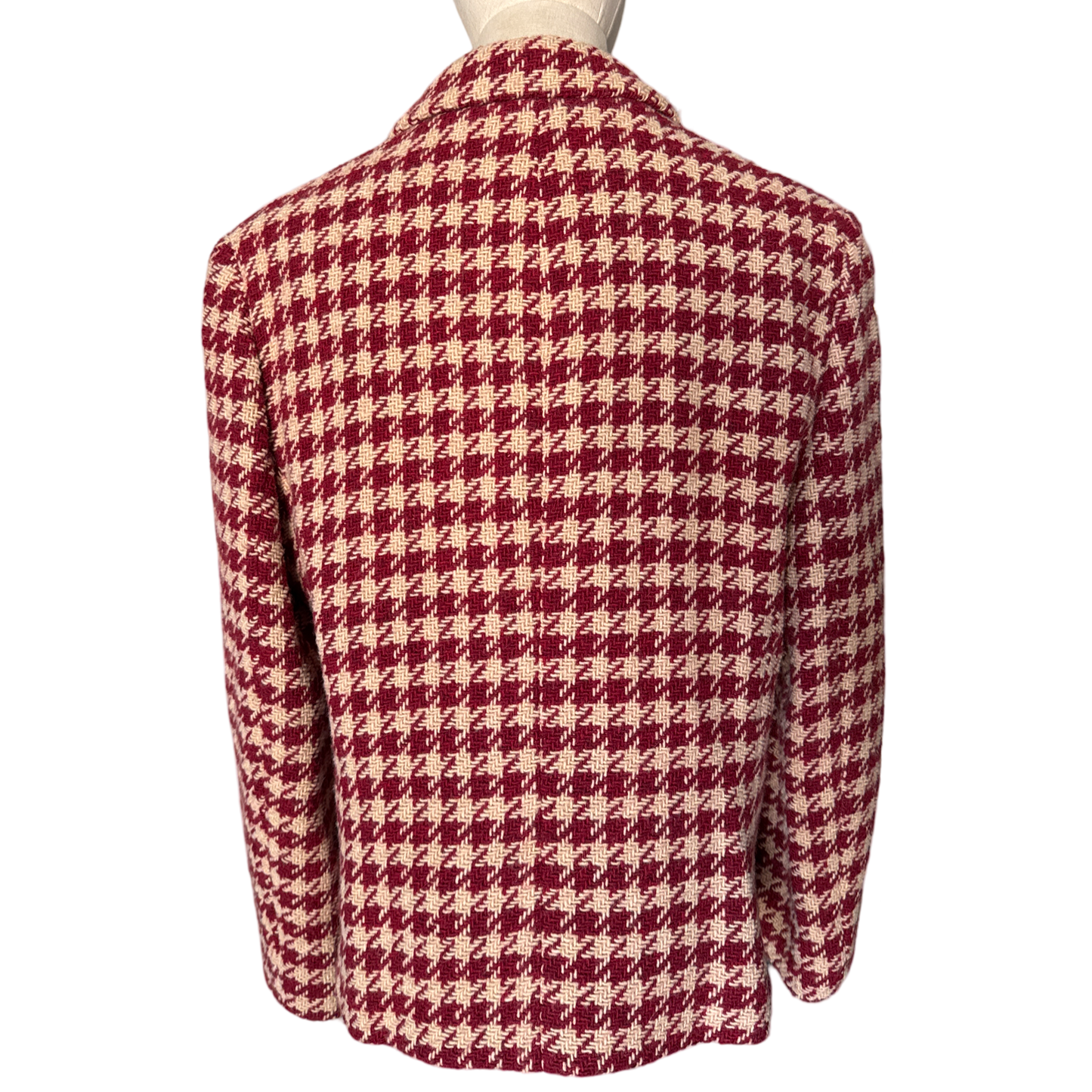 Vintage Gingham Houndstooth Jacket