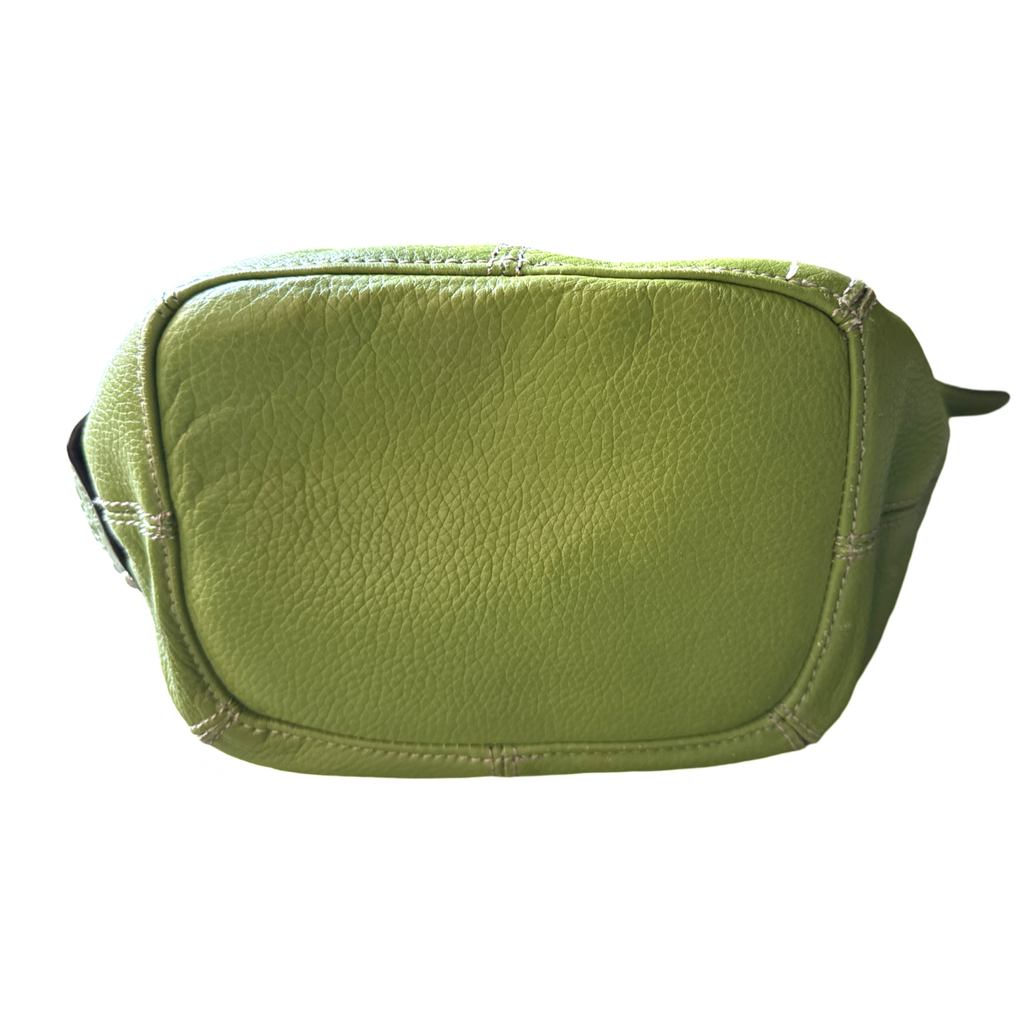 Vintage Green Leather Purse