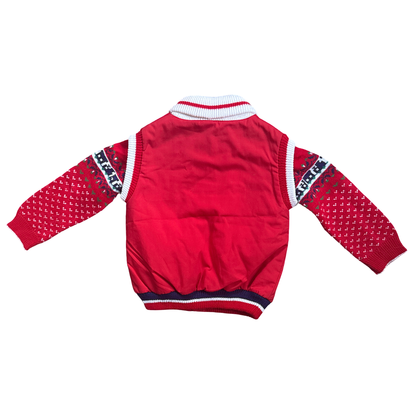 Vintage Boys Train Sweater Vest Set