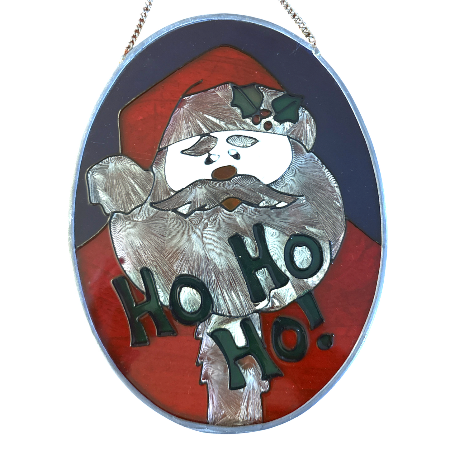 Vintage Christmas Santa Sun Catcher