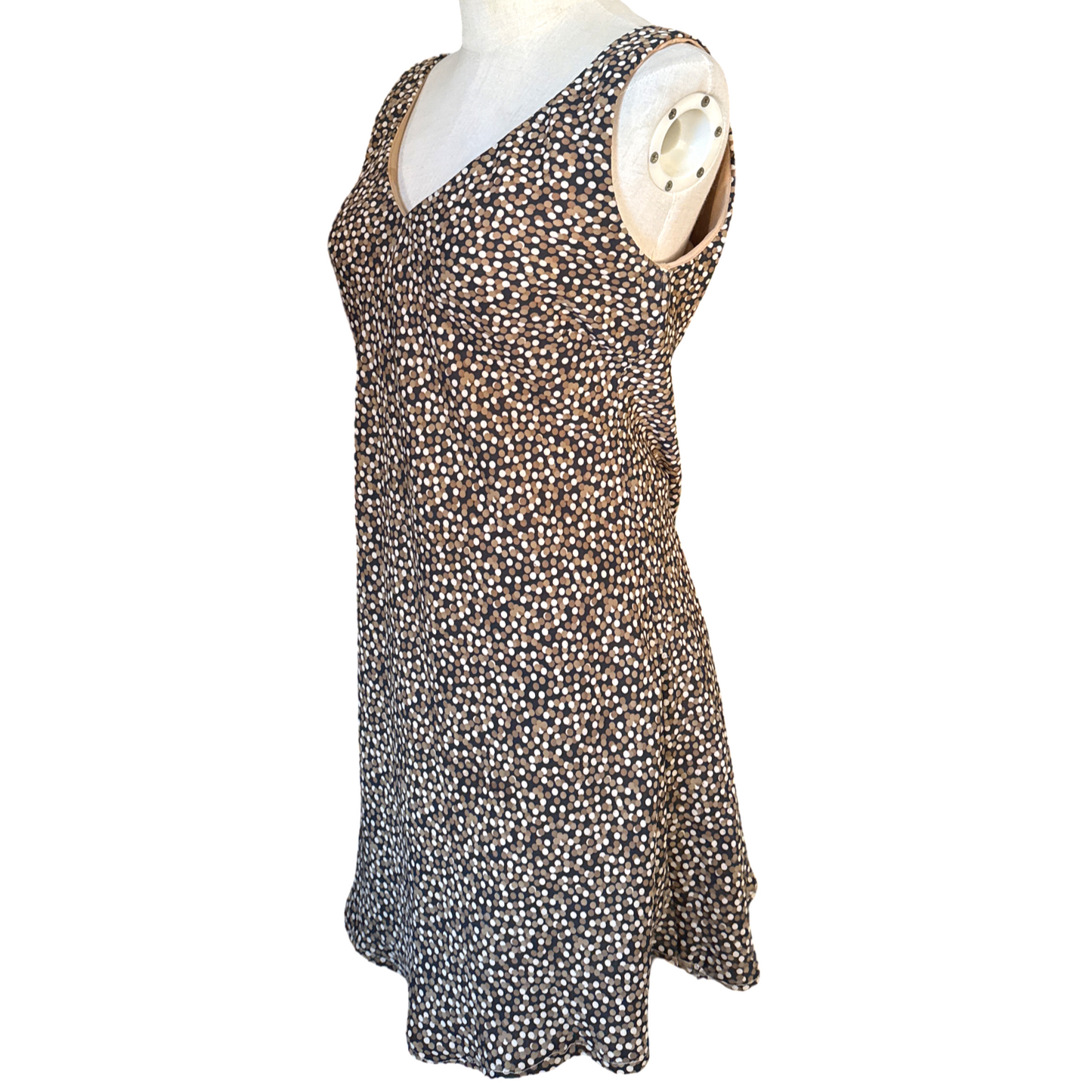 Vintage Printed Mini Dress