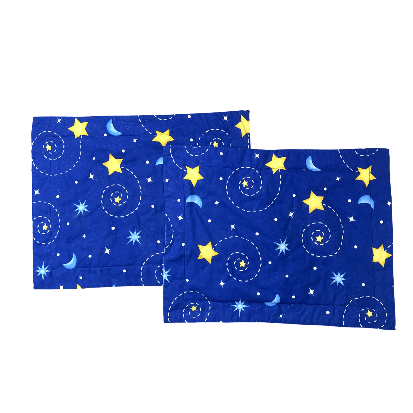 Vintage Celestial Moon Star Comforter and Pillow Shams