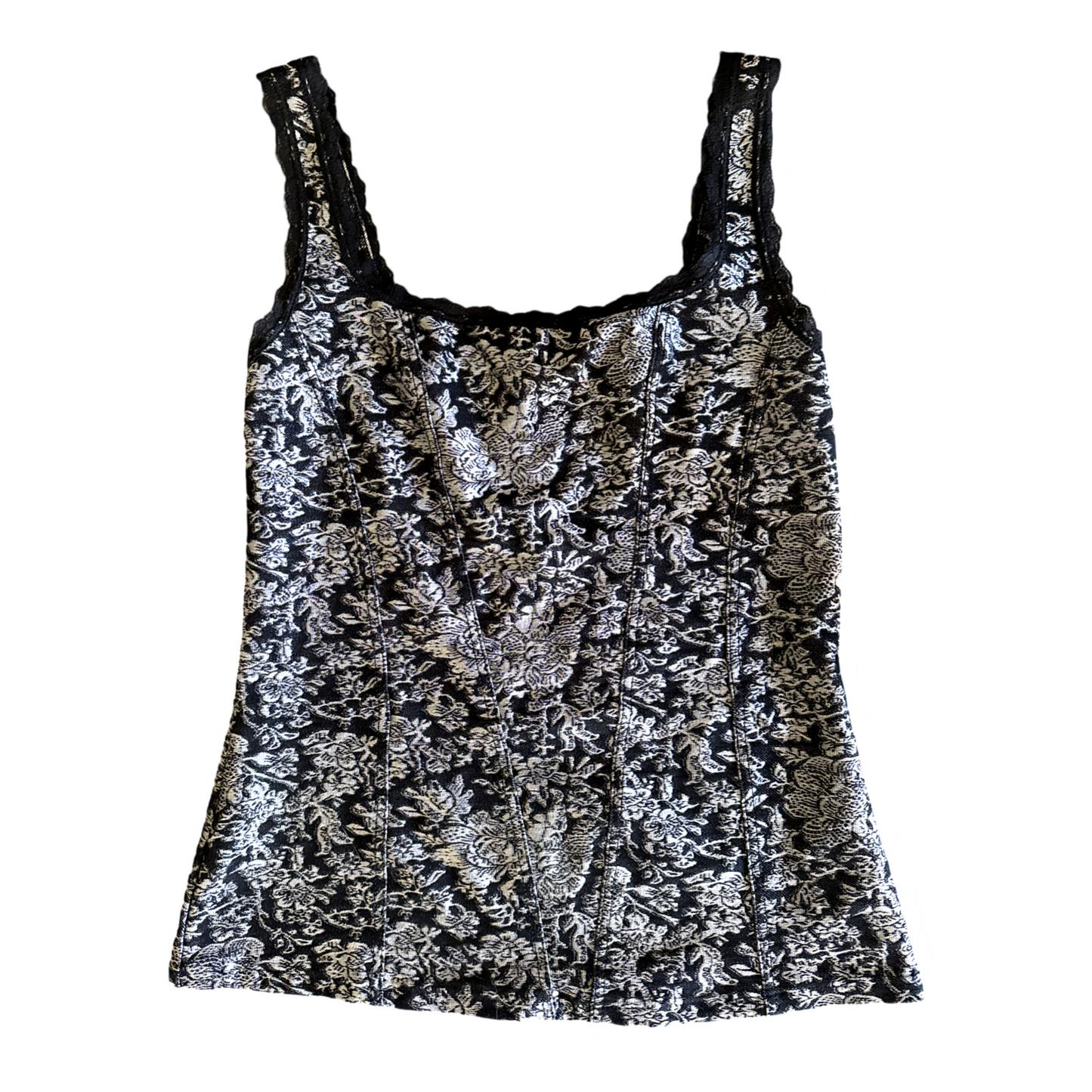 Y2K Printed Corset Cami