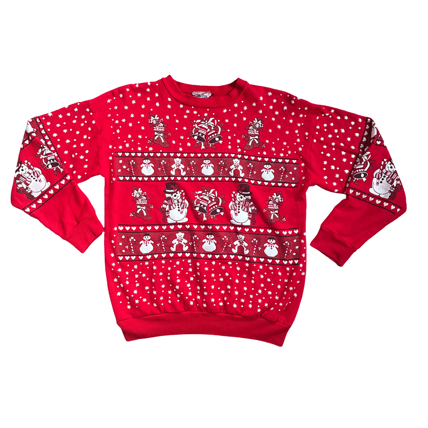 Vintage Christmas Snowman Sweatshirt