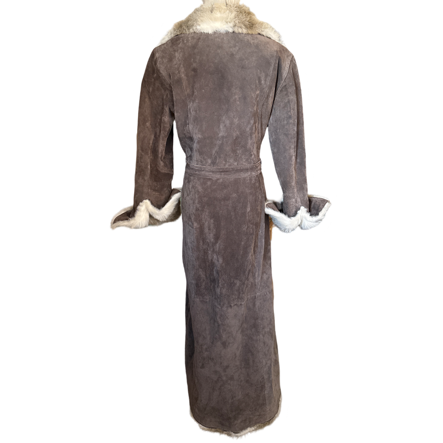 Vintage Suede Penny Lane Maxi Coat