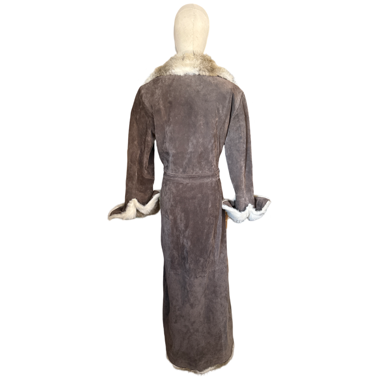 Vintage Suede Penny Lane Maxi Coat