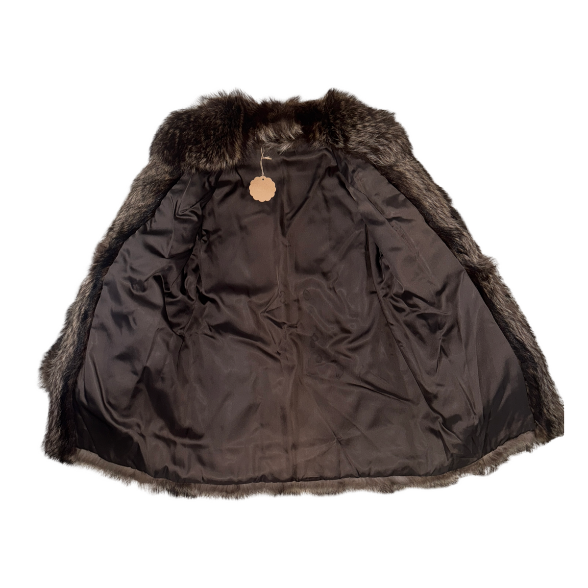 Vintage Brown Genuine Fur Coat