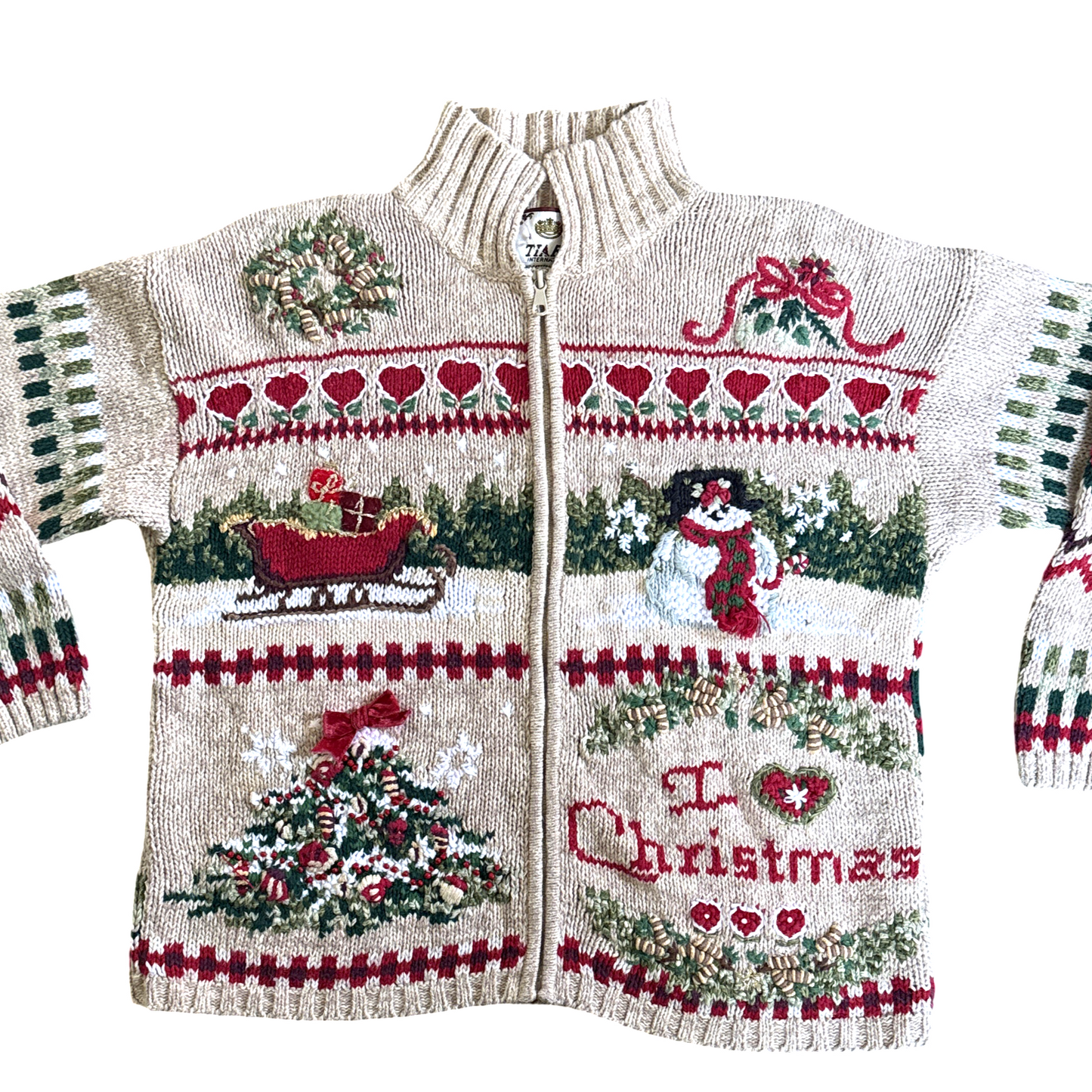 Vintage Knit Christmas Sweater