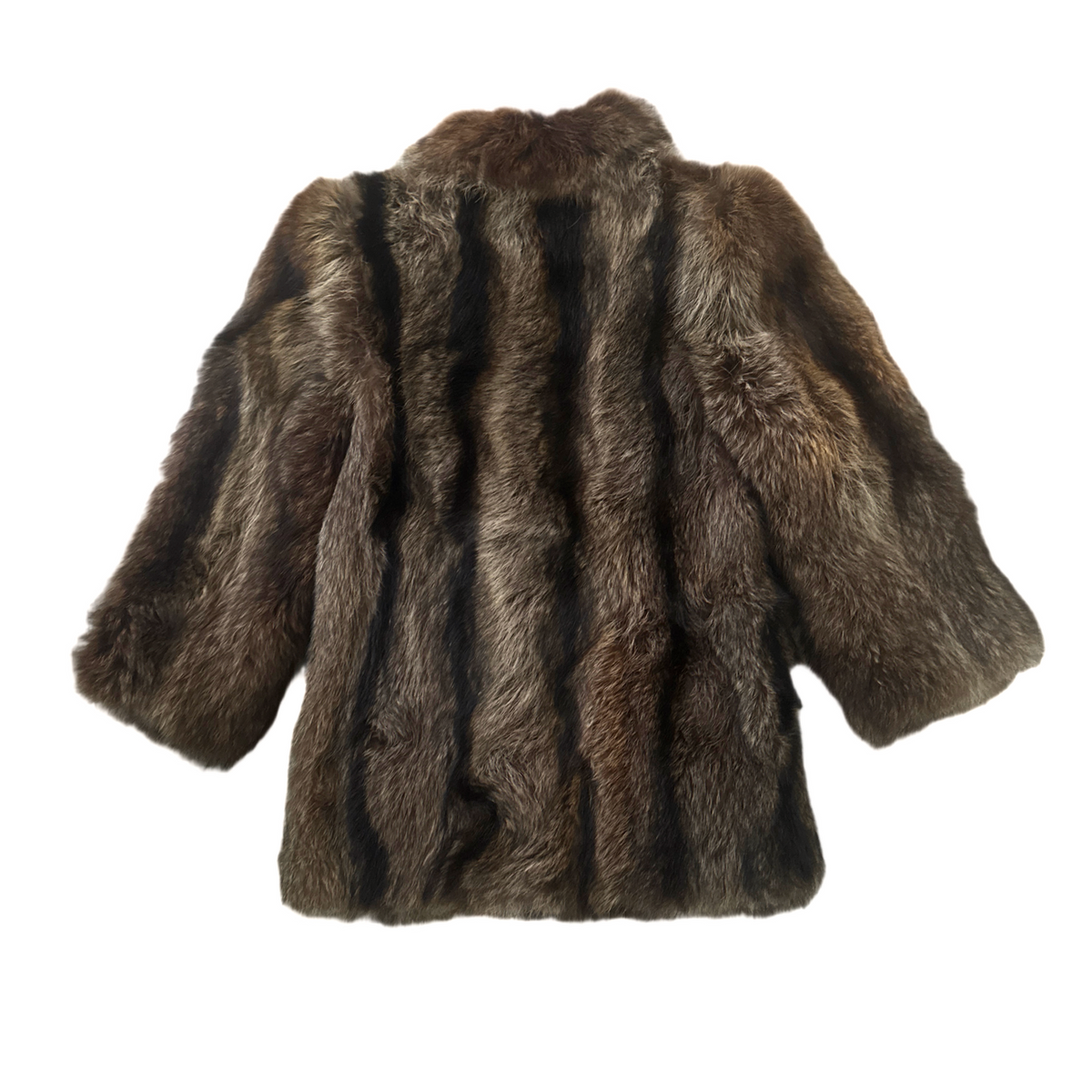 Vintage Brown Genuine Fur Coat