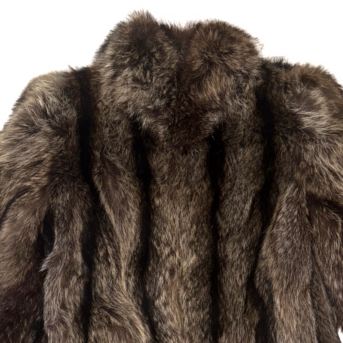 Vintage Brown Genuine Fur Coat