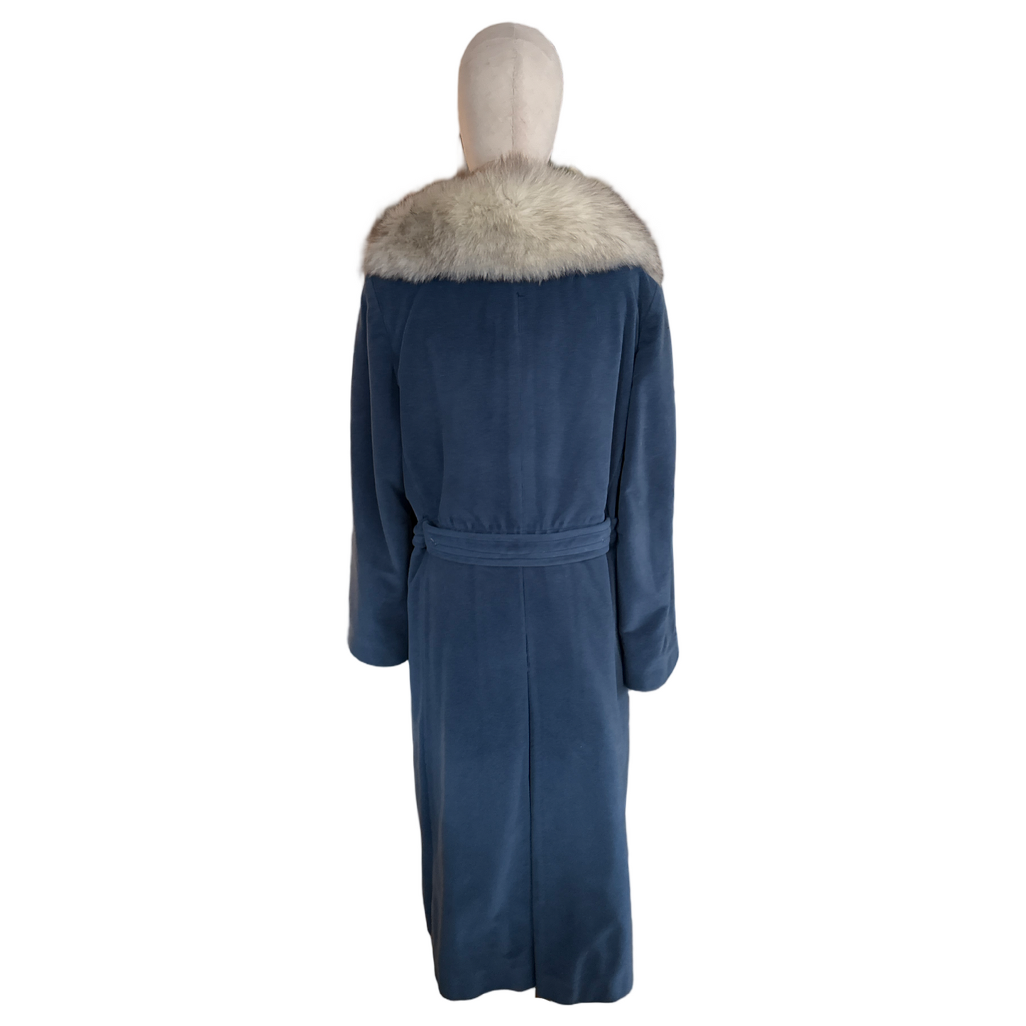 Vintage 60s Cashmere Fur Maxi Coat