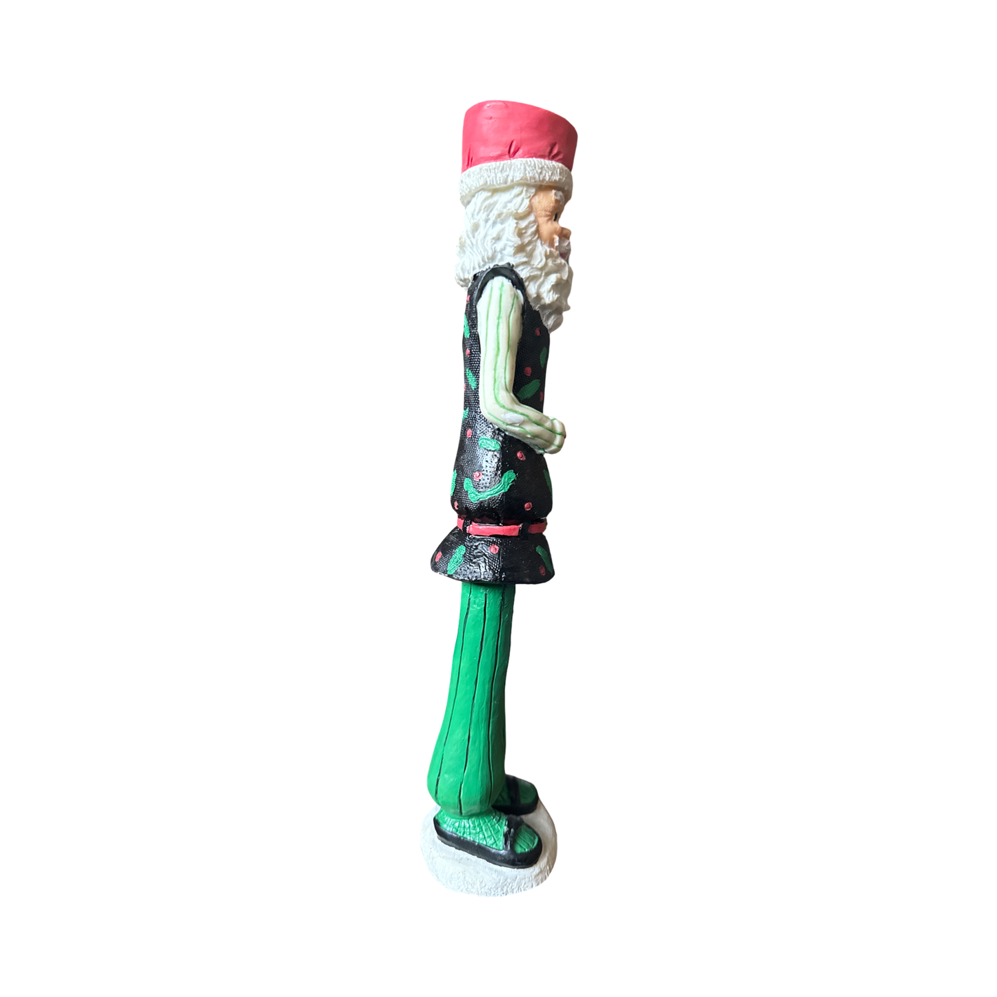 Vintage Christmas Santa Candle Holder