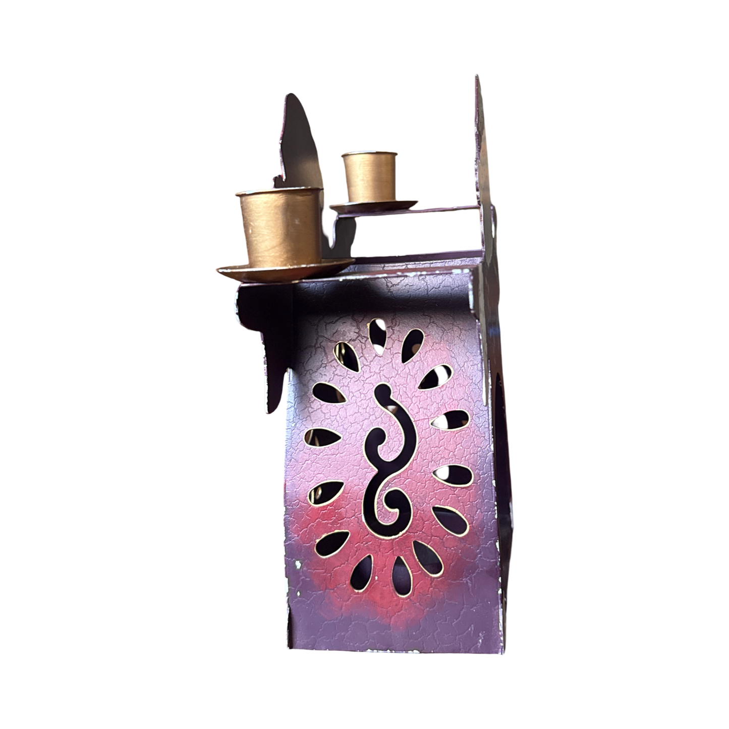 Vintage Christmas Santa Candle Holder