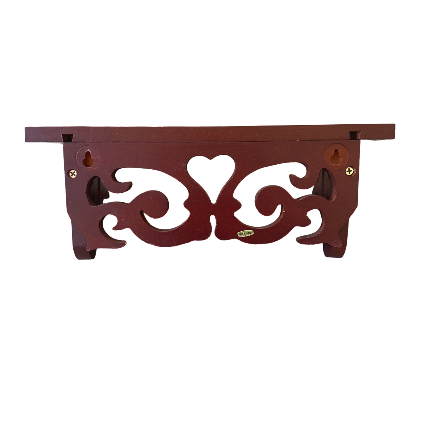 Vintage Wooden Heart Shelf