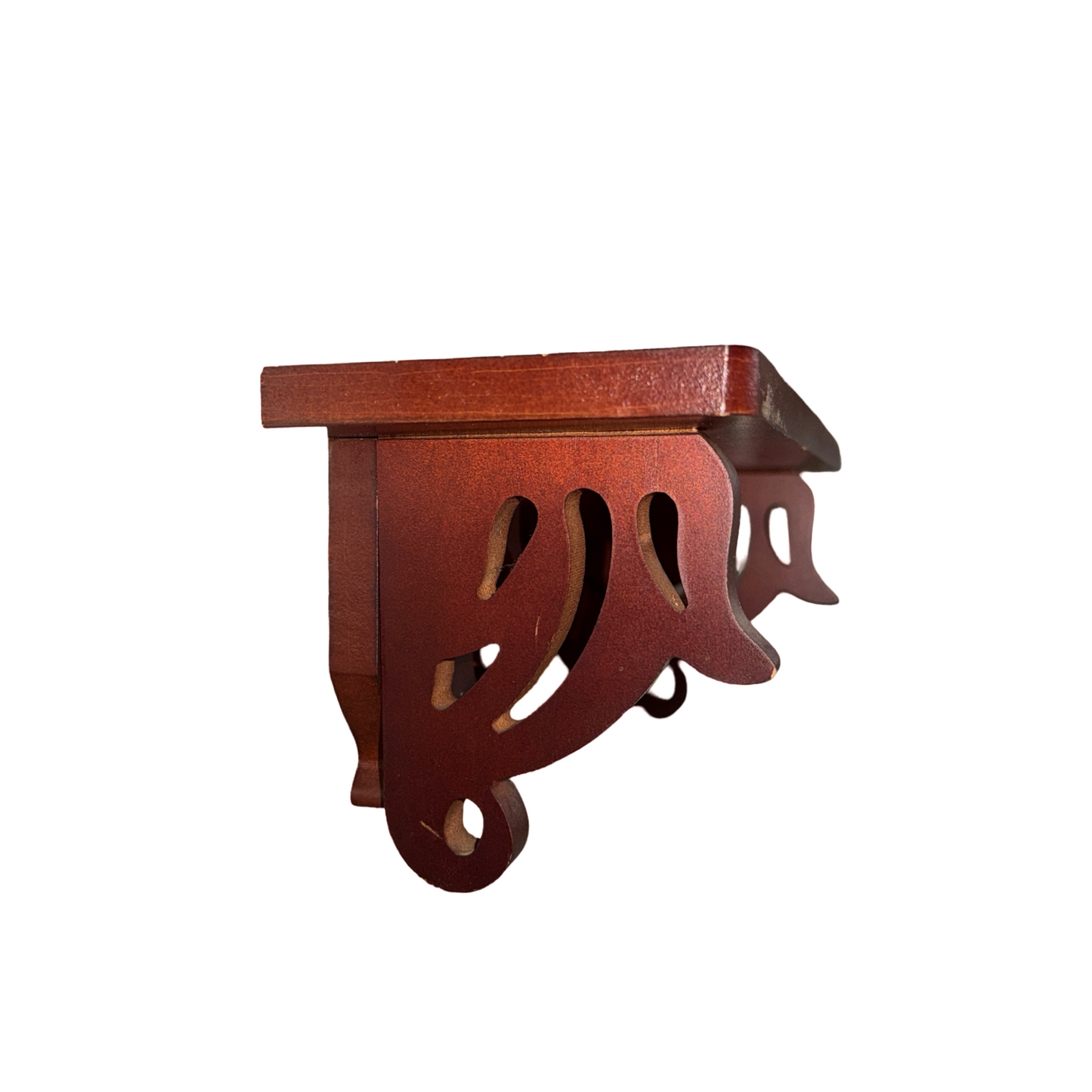 Vintage Wooden Heart Shelf