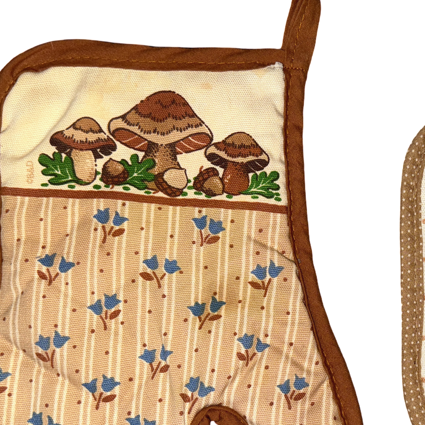 Vintage 70s Oven Mitt Pot Holder