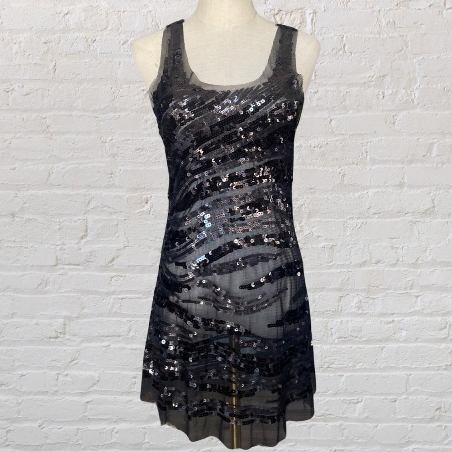 Vintage Dead Stock 90s Sequin Mini Dress