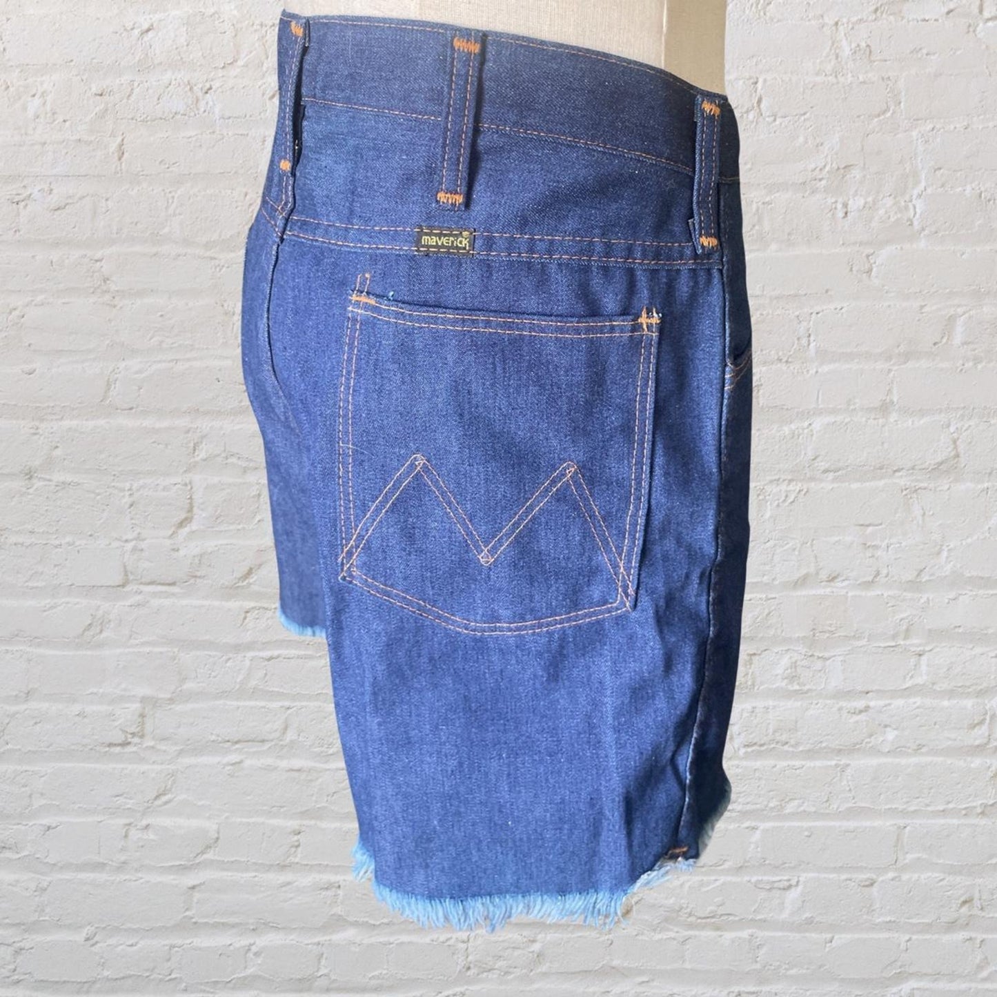 Vintage 70s Maverick Denim Shorts