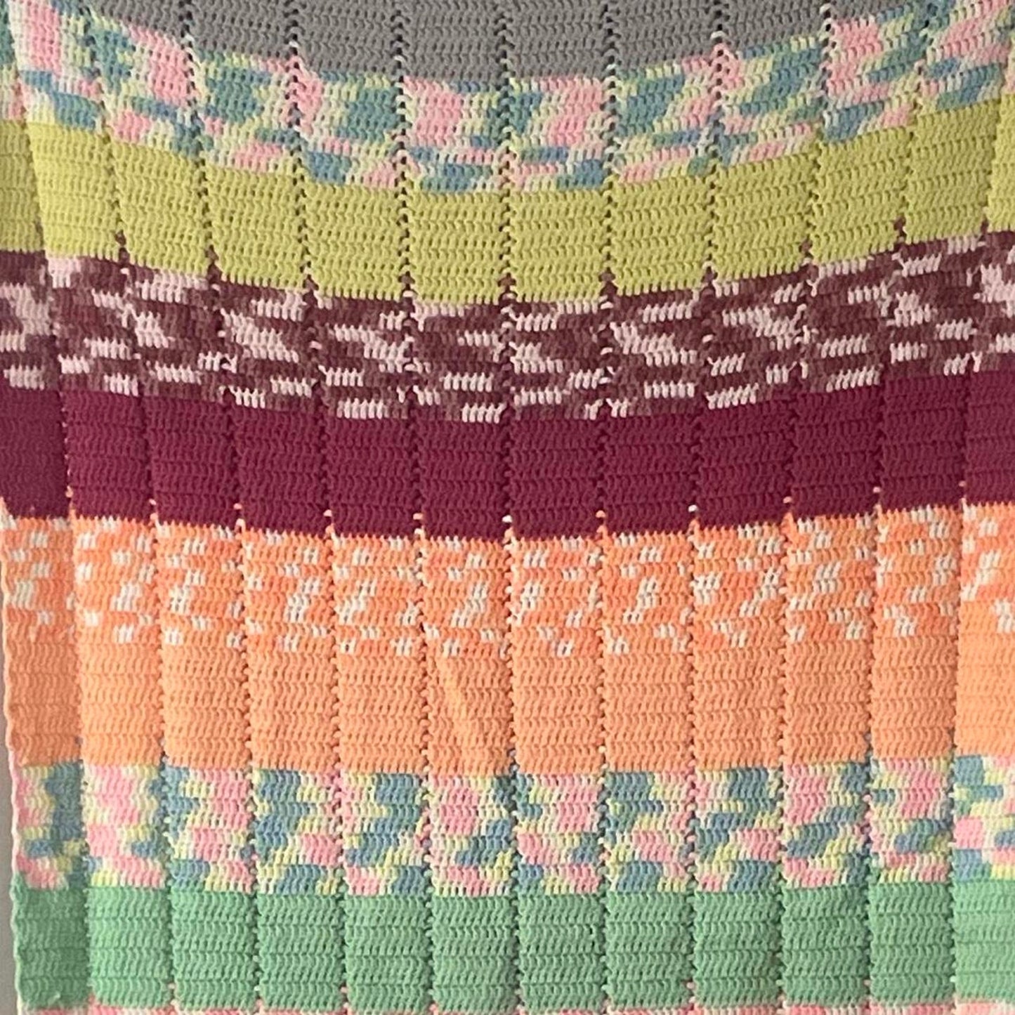 Vintage Handmade Afghan Blanket