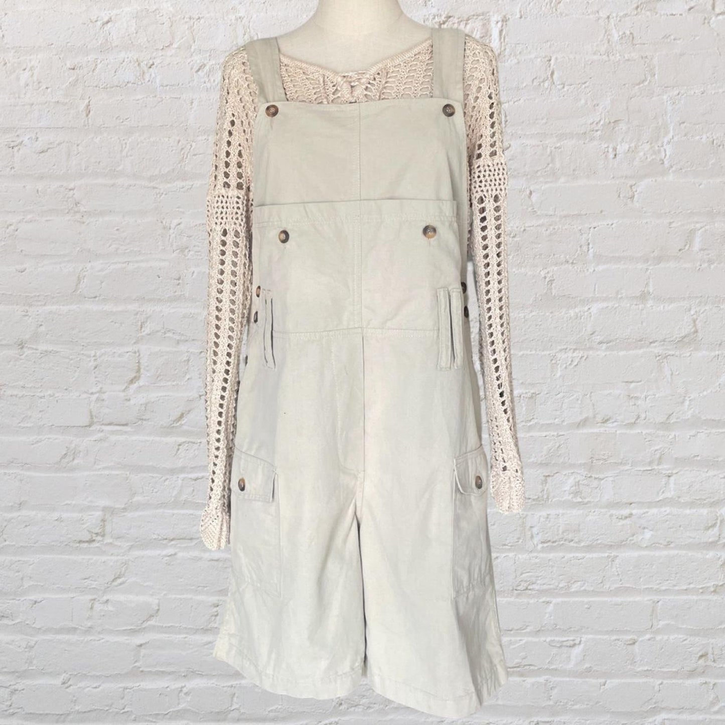 Vintage 90's Cargo Shortalls