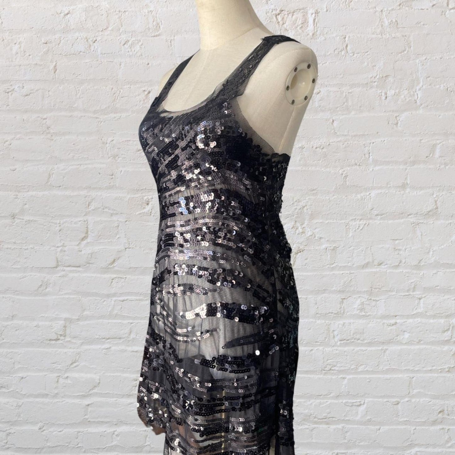 Vintage Dead Stock 90s Sequin Mini Dress